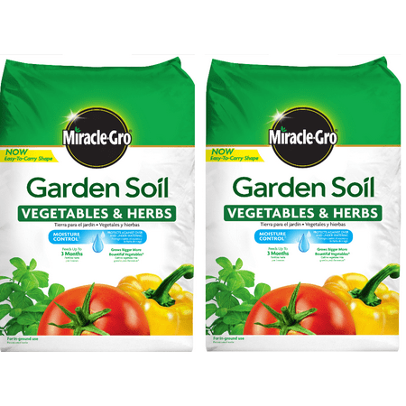 Miracle-Gro Garden Soil Vegetables & Herbs 1.5 CF (2 (Best Soil For Grapes In Pots)