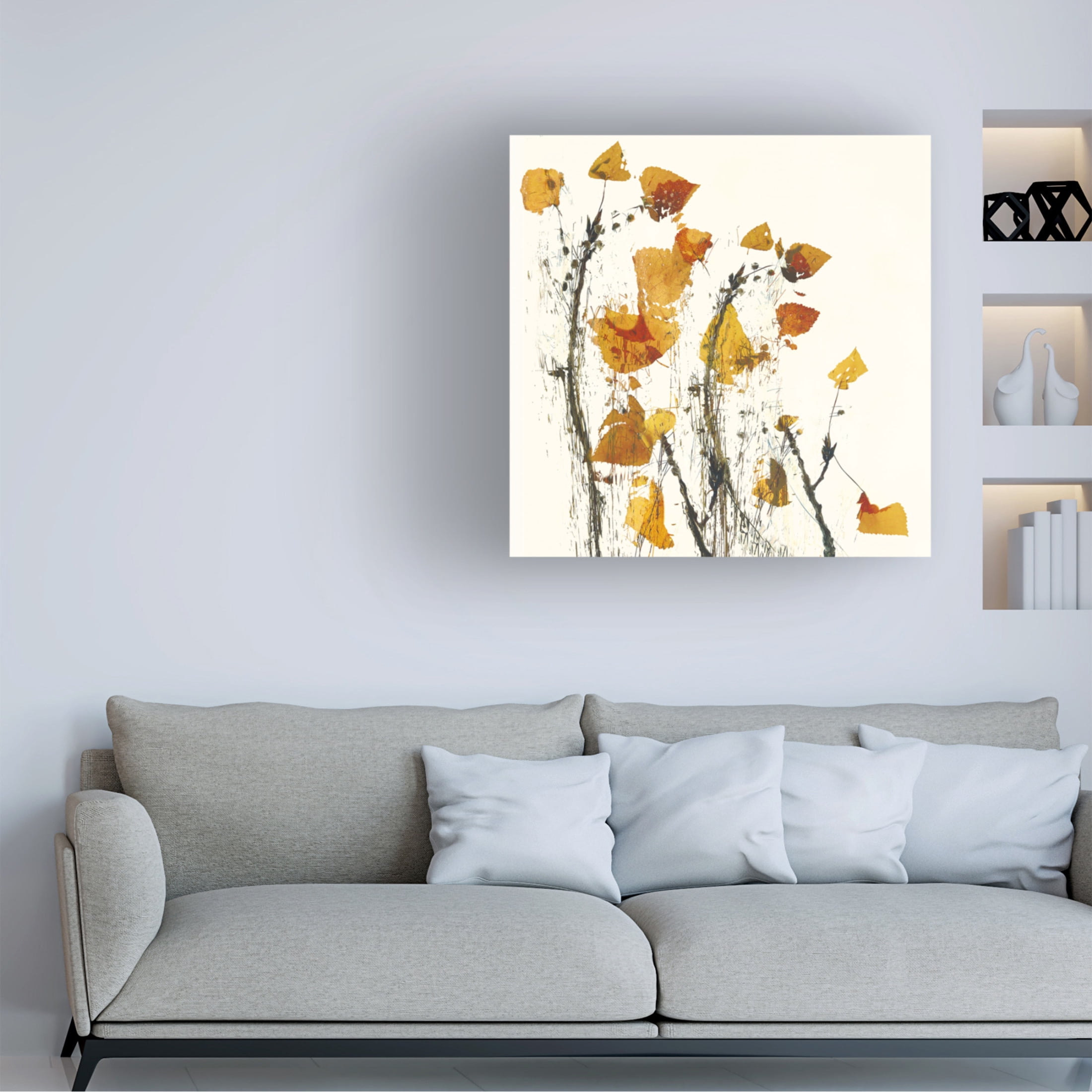 Trademark Fine Art Nel Talen Leaves still life Canvas Wall Art