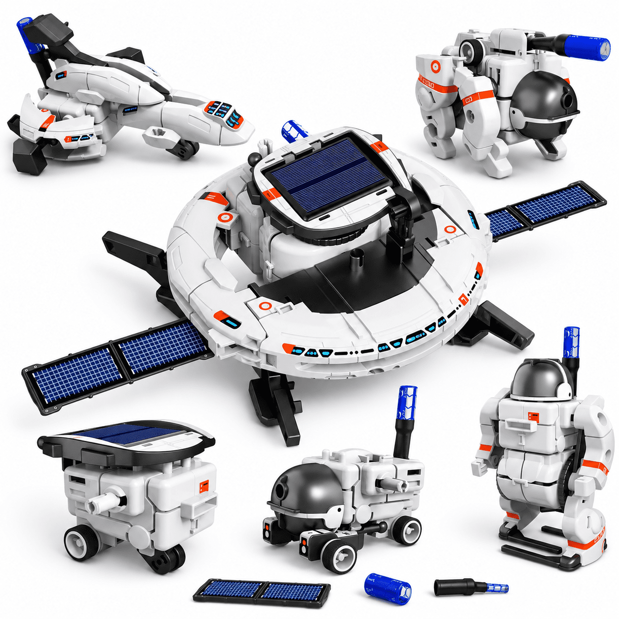 Robot Kits to Build for Kids Ages 8-12 12-16 6-in-1 Building Science Kits for Solar Robot Kit Space Toys Birthday Gifts for 8 9 10 11 12 13 14 15 16 Year Old Boys Girls Teens