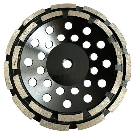 

4.5 inch & 7 inch Double Row Diamond Cup Wheel to Grind Epoxy Coatings/Concrete Floor/Mastic/Stone Paver/Concrete Slab/Floor Driveway