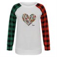 thumbnail image 4 of Nouveaux Hauts pour Femmes 2023 Mode Grande Taille Col Rond Manches Longues T-Shirt Automne Imprimé Blouse Ample Hauts Manches Longues pour Femmes, 4 of 5
