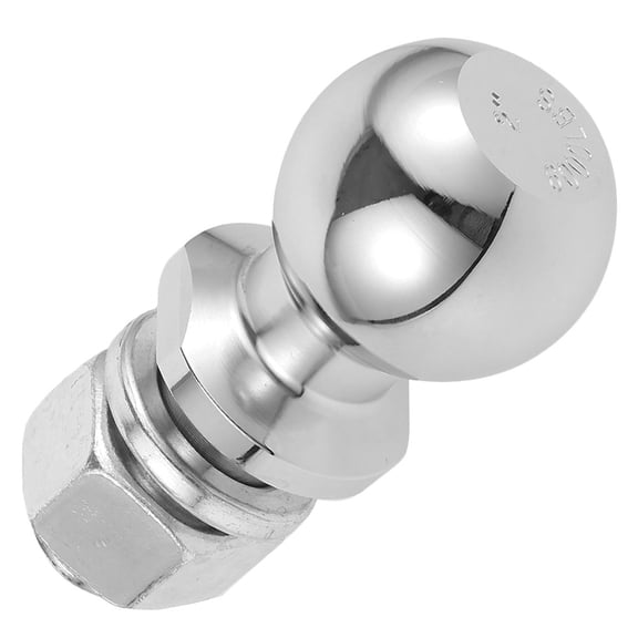 BESTONZON Durable Silver Trailer Hitch Ball for Versatile Towing of Rvs Boats and Utility Trailers