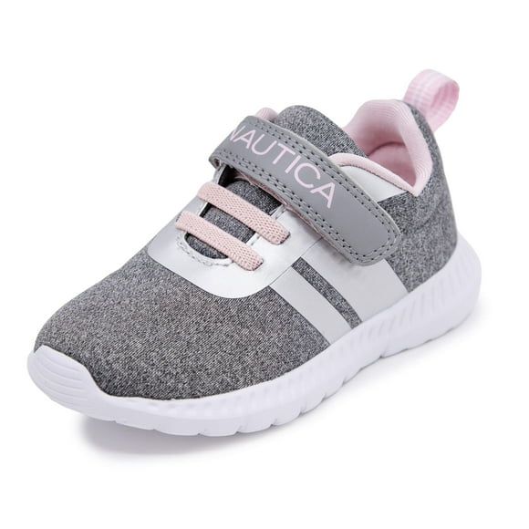 Zapatillas Nautica Towhee para niñas, color gris jaspeado, talla 11