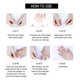 thumbnail image 4 of Uñas postizas de mármol, uñas postizas prensadas largas, acrílicas, punta de uñas postizas degradadas de cobertura total, adecuadas para mujeres y niñas, 24 piezas, 4 of 5