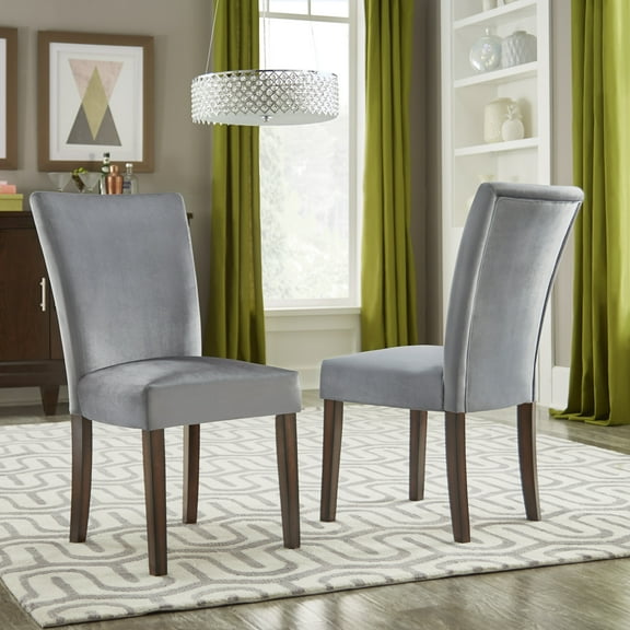 Weston Home Wingston Dining Chair, Set of 2, Gray