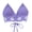 B, variant on Womens Hollowed Out Crocheted Halterneck Beach Bikini Bras Vests Bohemian Knitted Flower Bustiers Crop Top Camisole