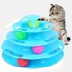 thumbnail image 4 of Gato Divertido Gato Torre Rompecabezas Juguetes Placa giratoria Entrenamiento de pelota de diversión Placa de juego Hugtrwg Para estrenar, 4 of 7