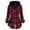 Red, variant on AherBiu Jackets for Women with Hooded Zip up Winter Fleece Thermal Loose Fitted Sweatshirts with Pockets Fall Casual Plaid Coat