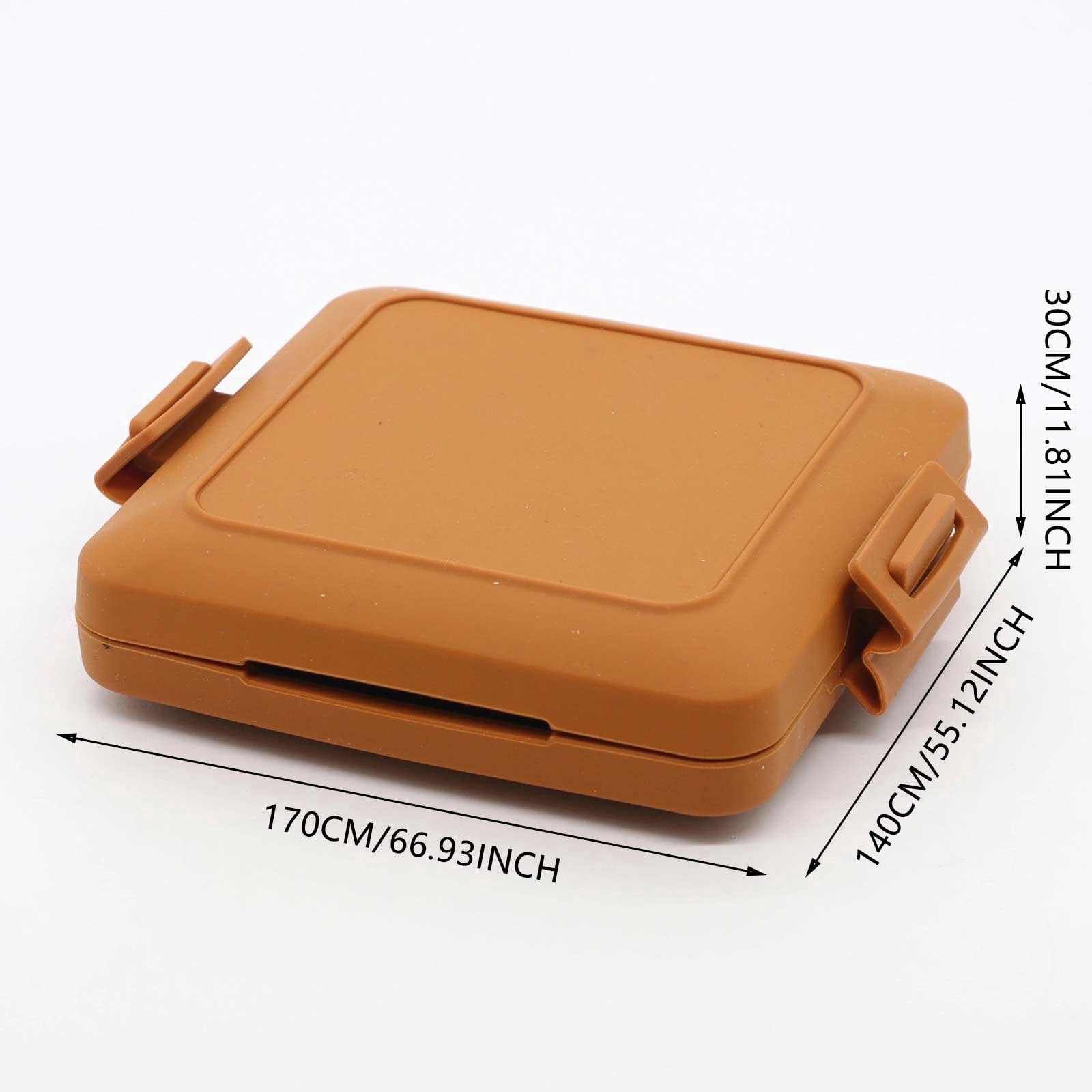 AGXAP Bread Machine Microwave Toastie Sandwich Maker Munchy Microwave Toastie Maker Microwavable Toastie Maker Toastie Maker With Adjustable Silicone Straps No Electricity Wireless
