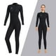 thumbnail image 4 of Traje de neopreno de 3 mm Sunnimix Traje de buceo de cuerpo completo con cremallera frontal para buceo Esnórquel Surf Natación Mujeres M, 4 of 8