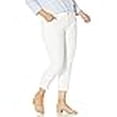 thumbnail image 3 of Democracy womens Plus Size Ab Solution Crop Jeans, Optic White, 16 US, 3 of 4