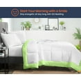 thumbnail image 2 of SGI Microfiber Comforter Set California King Size Sage Two Tone Style 3 PC, 2 of 5