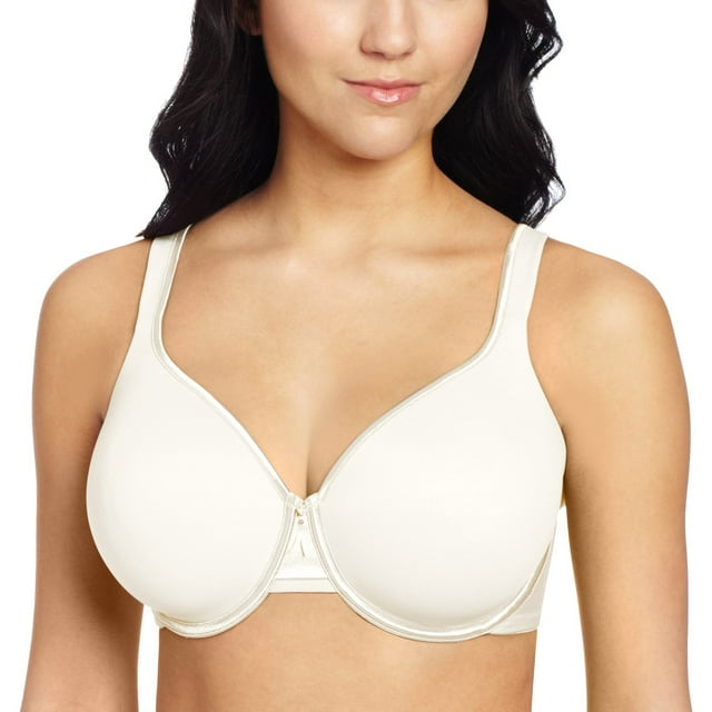 Vanity Fair Womens Body Caress Full Coverage Underwire Bra, 38B, Ivory