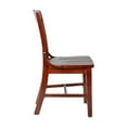 thumbnail image 6 of Emma + Oliver School House Back Mahogany Wood Chair, 6 of 11