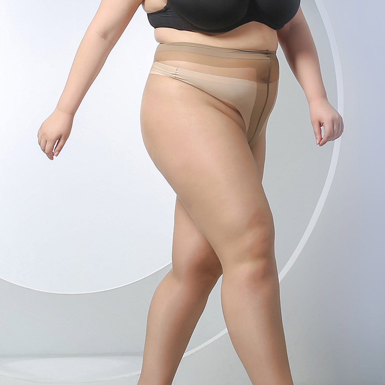 Light support pantyhose plus size discount