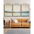 thumbnail image 3 of SHENIFY Large 24x36in3pcs Natural Framed Abstract Landscape Wall Art Set Minimalist Neutral Illustrations Modern Art Decorative Nordic for Living Room Bedroom Hallway, 3 of 6