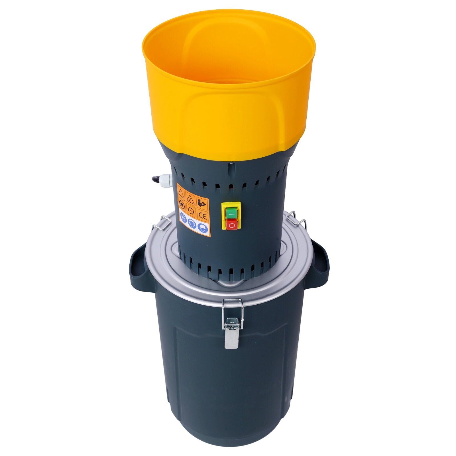 , 25L Grain Mill Grinder Electric Corn Grinder, Grain mills Mill Flour Mills Molino de Maiz, Farm Home Electric Grinder for Corn Grain Feed, Wheat Grinder with 5 Grinder Sieves+1Wrench, Dark Gray ,