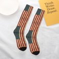 thumbnail image 6 of America Canada Flag Pattern Knee High Socks for Women Long Leg Warmers Socks, 6 of 7