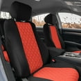 thumbnail image 2 of TLH Red Front Neoprene Custom Fit Seat Covers for 2023-2024 Honda Accord LX | Sport | Sport SE | EX | EX-L | Touring with Water Resistant Neosupreme Insert, 2 of 5