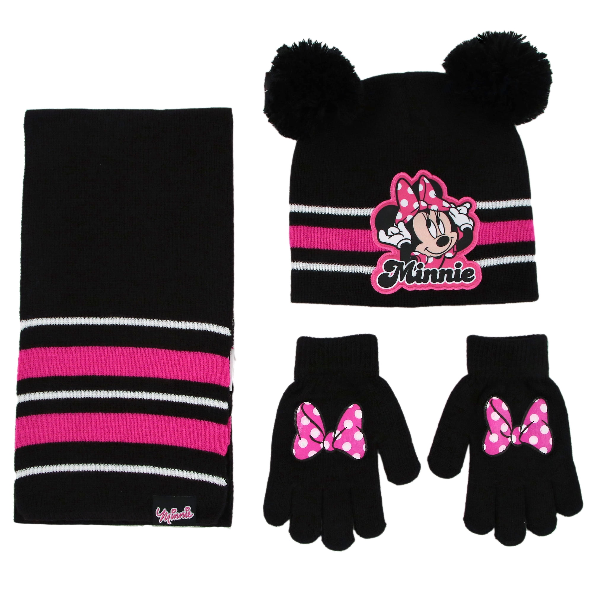 girls scarf hat and gloves