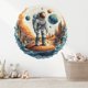 thumbnail image 1 of Adhesivos de pared Astronaut Space Wallpaper Planet Galaxy, 1 of 3