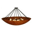 thumbnail image 5 of Meyda Tiffany 144747 Madison 12 Light 38" Tall Semi-Flush Bowl Ceiling Fixture - Bronze, 5 of 5