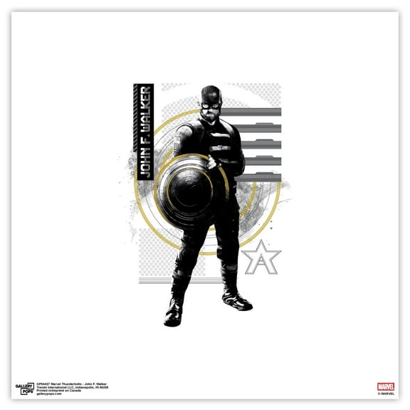 Gallery Pops Marvel Thunderbolts - John F. Walker Wall Art, Unframed Version, 12" x 12"