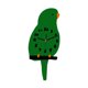 thumbnail image 5 of Reloj de pared con animales para habitación infantil, decoración de habitación, colección de animales, sin tictac Verde, 5 of 9