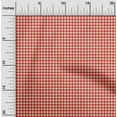 thumbnail image 2 of oneOone Cotton Jersey Red Fabric Geometric Craft Projects Decor Fabric Printed By The Yard 58 Inch Wide, 2 of 5