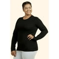 thumbnail image 3 of 3 Packs of Sofra Women's Long Sleeve Classic Fit Crew Neck T-Shirt Top, 3 of 4