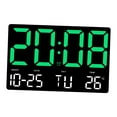 thumbnail image 3 of GUOOL Réveil Horloge Numérique Affichage LED Multifonctionnel Jauge de Température Enfants Vert, 3 of 9