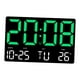 thumbnail image 3 of Reloj de mesa digital Sunnimix Despertador indicador de temperatura calendario colgante verde, 3 of 8