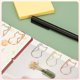 thumbnail image 4 of Uxcell 50 Pcs Clip de papel en forma de gato, clips metálicos pequeños y lindos para suministros de oficina, manualidades, álbum de recortes, clasificación de documentos y notas, electrochapado, oro, 4 of 6