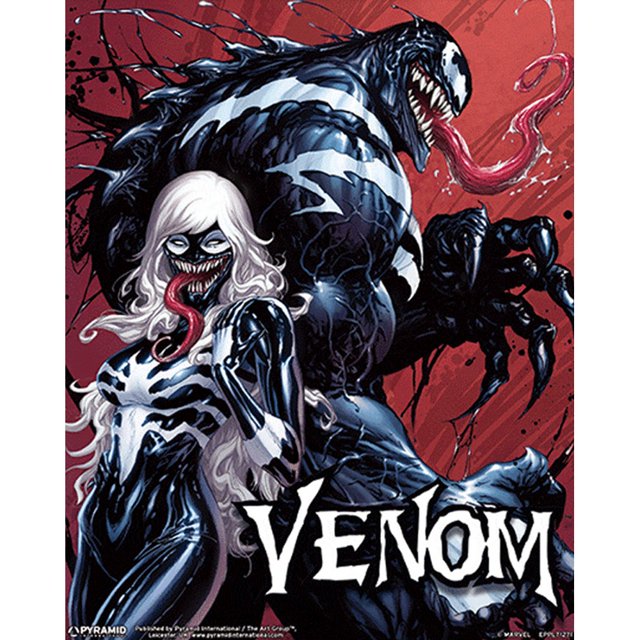 Venom - Estampado Diseño 3D (Rojo, Negro, Blanco)