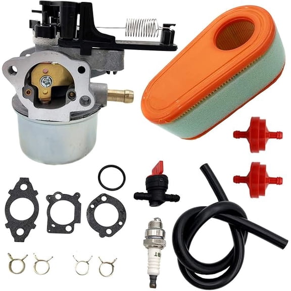 Carburetor Kit with Air Filter Replacement 796608 795066 593599 591137 595390 590948 798938