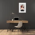 thumbnail image 3 of Treechild 11x14 White Modern Wood Framed Museum Art Print Titled - Frida (Special Edition), 3 of 4