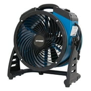 XPOWER 1/4 HP 2100 CFM Variable Speed Sealed Motor Ventilation Axial Air Mover - Blue