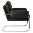 thumbnail image 5 of Accent Chair, Dark Gray, Fabric, Metal, Living Room Lounge Cafe Lobby Hospitality Restaurant, Modern Contemporary, HB37761, 5 of 9