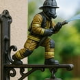 thumbnail image 6 of Taolixe Salute to Firefighters Doorbell Weather-proof Vintage Metal Sound The Alarm Door Bell Home Office Entrance Decorative Welcome Bell Clearance_Door Bell, 6 of 7