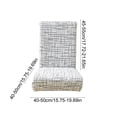 thumbnail image 3 of Funda de silla de oficina de tela elástica para todas las estaciones con protección resistente a manchas para hogar y restaurante, poliéster lavable, gris, café, azul, verde., 3 of 7