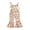 khaki, variant on Toddler Baby Girl Football Season Spaghetti Strap Jumpsuit Rugby Bell Bottom Romper Overalls Flared Pants Outfit