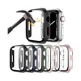 thumbnail image 1 of wonima44 6 Pack Hard PC Case with Tempered Glass Screen Protector Compatible with Apple Watch Series 9 8 7 41mm, Ultra-Thin Scratch Resistant Full Protective Bumper Cover for iWatch 41mm Accessories, 1 of 1