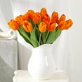 thumbnail image 5 of Artificial Flower Multi-use Bright-colored Faux Silk Flower Simulation Tulip Display for Gifts, 5 of 7