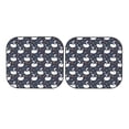 thumbnail image 5 of Lsque Swan And Flowers1 2 PCS Windshield Sun Shade | CarFoldable Window Covers | Car Accessories Reflect UV for Universal Cars SUV Truck | Medium, 5 of 7