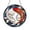 Acrylic 3.5 Inch, variant on Koi Fish Pair Stained Glass Suncatcher Window Hanging, Decorative Fish Glass Panel Art for Window Decor, Water Theme Stained Glass Style Ornament, Colorful Aquatic Window Hanging Decor