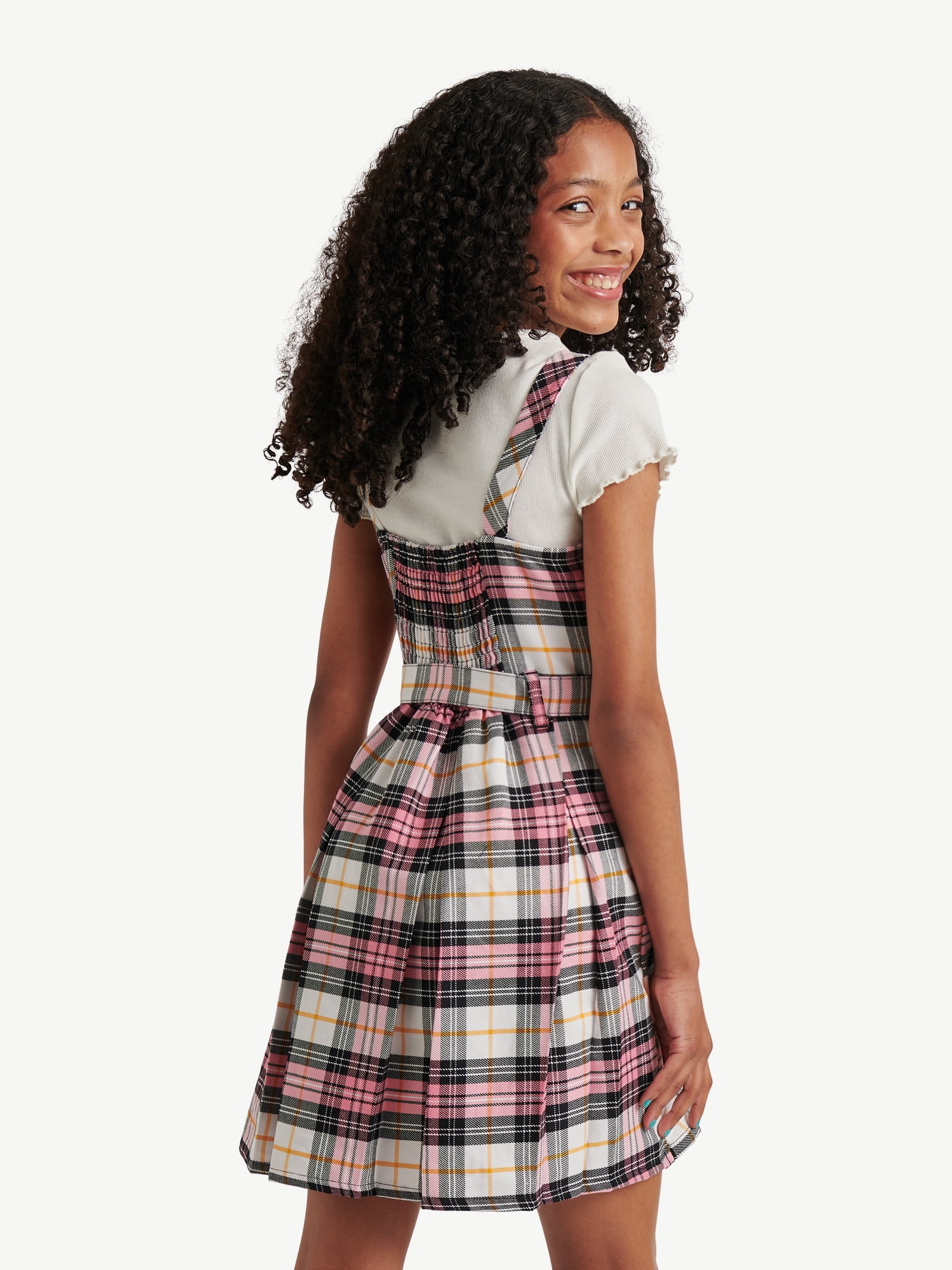 Justice x Garfield Girls Plaid Dress, Sizes XS - XLP