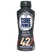 Core Power Elite High Protein Shake with 42g Protein by fairlife Milk, Chocolate, 14 fl oz