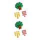 thumbnail image 3 of sweethay Tree Math Toy Kindergarten Teaching Prop Playing Numbers Aids Props Number Early Education Toys Development Playthings DIY 27.0x24.0x0.3cm 2Conjunto, 3 of 6