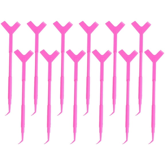 BESTYASH lash accessories Eyelash Brush Comb Rosy 12pcs