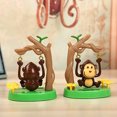 thumbnail image 5 of SHELLTON 2Pcs Solar Powered Dancing Toy Swinging Monkey Bobbleheads Shaking Car Dashboard Ornament for car Interior Decorations Ornament Gift, 5 of 6
